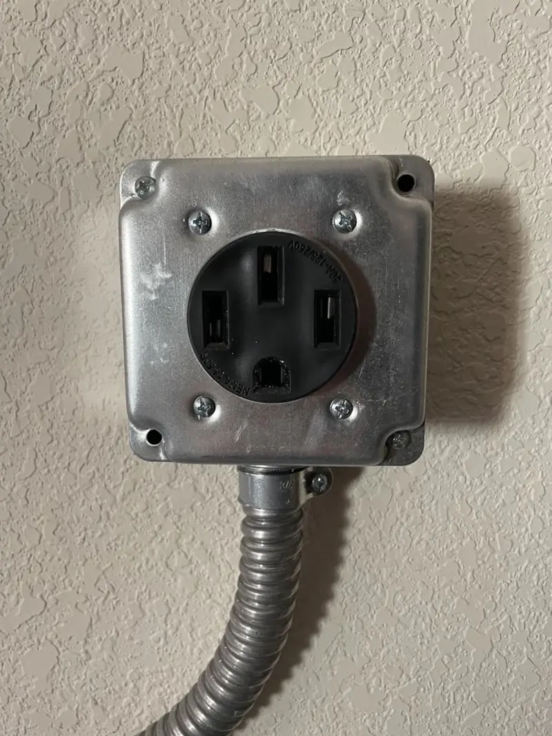 NEMA 14-50 outlet installed for Smart Home Electrical in Oroville East